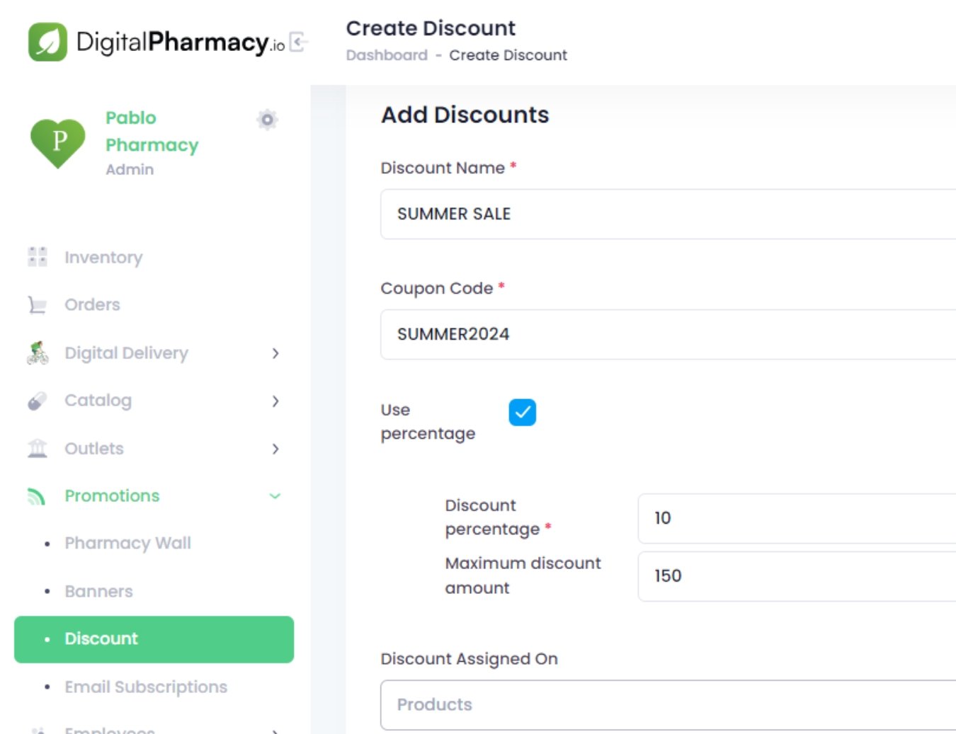 Pharmacy Administration Portal