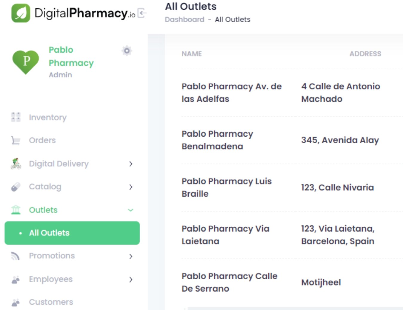 Pharmacy Administration Portal