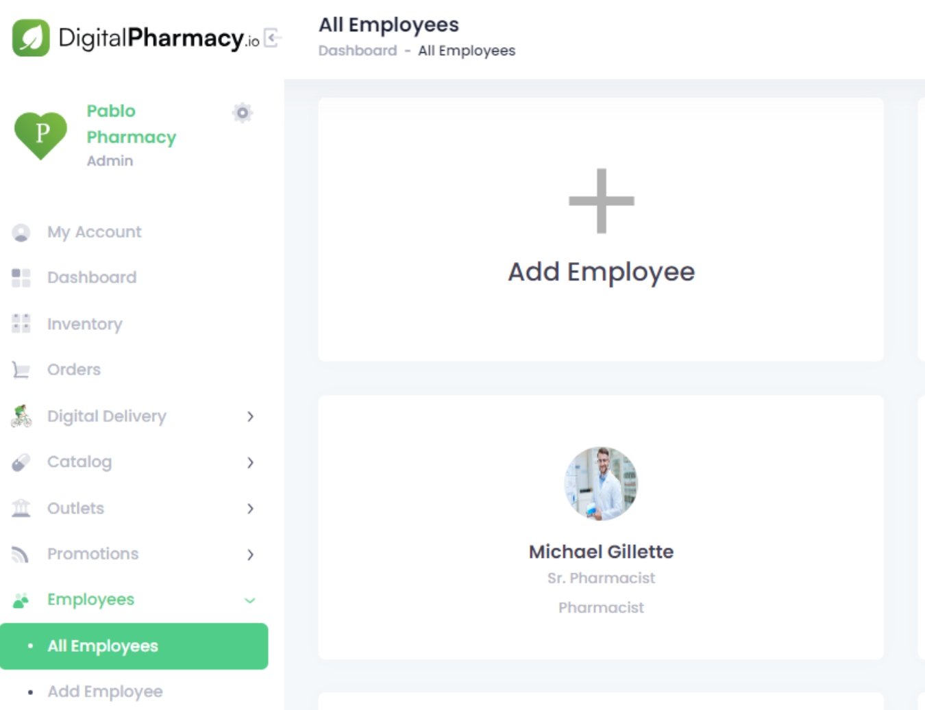 Pharmacy Administration Portal